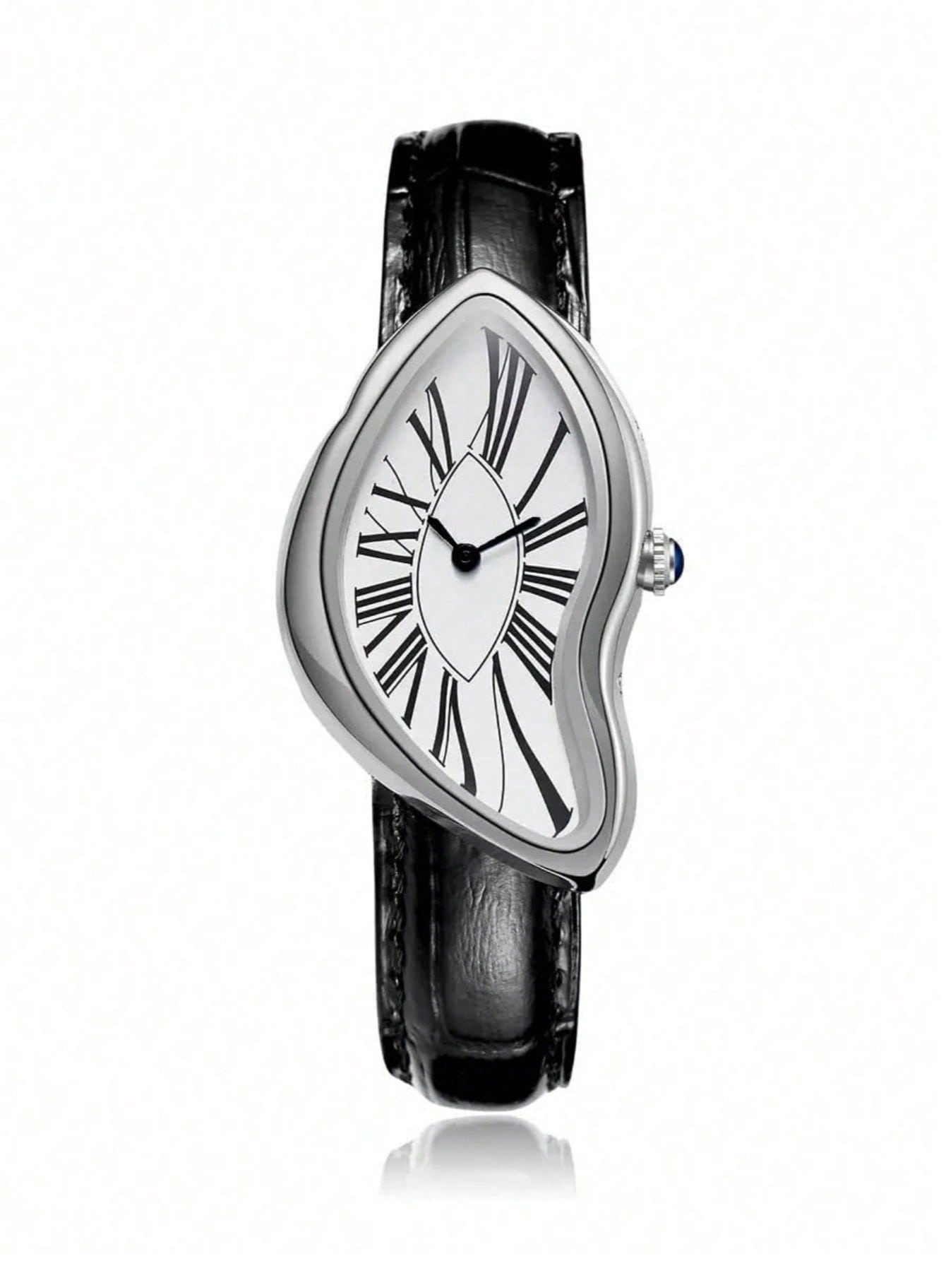 Creative Melt Luxury Watch for - Leather Watch Band Men review and price