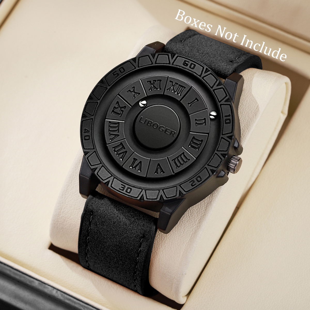 Luxury Magnetic Suspension Men - Leather Watch Band Men review and price