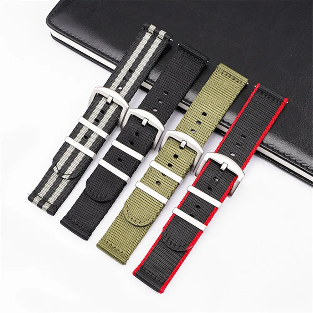18/20/22/24mm Nylon Strap Men  - Canvas Strap Watch review and price