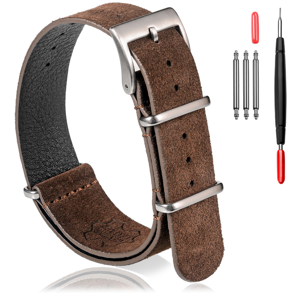 HEMSUT Genuine Leather Watch B - Tropic Strap Vintage review and price