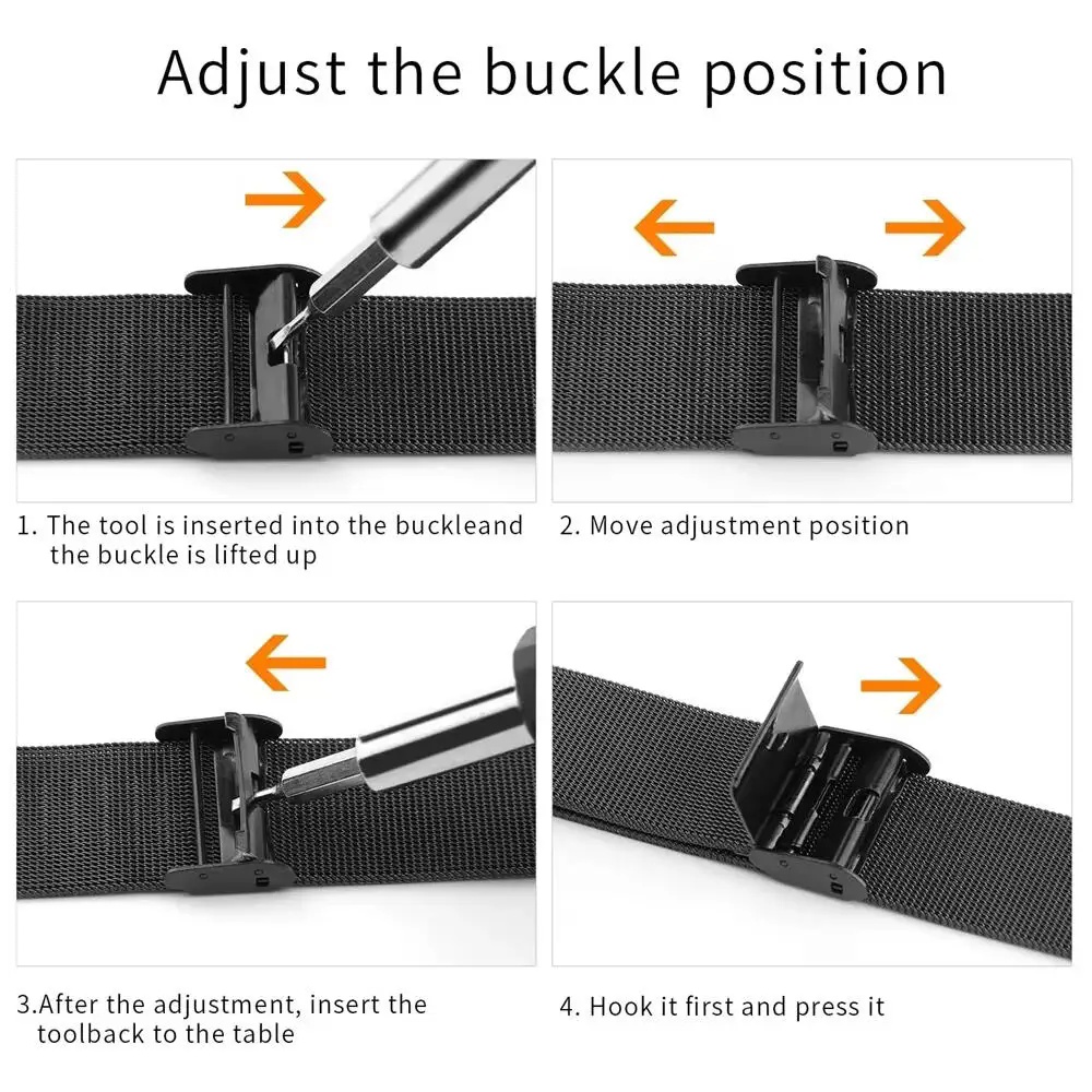 Metal Bands for Honor Watch 5  - Mesh Strap Metal review and price