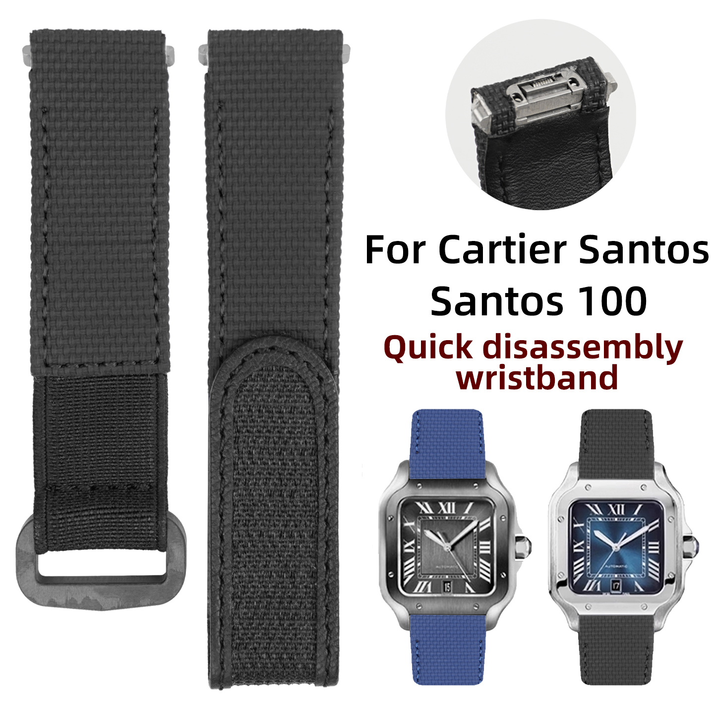 For Cartier waterproof quick r - Leather Strap Quick Release review and price