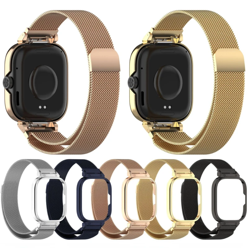 Metal Case+Milanese Loop Strap - Milanese Loop Magnetic review and price