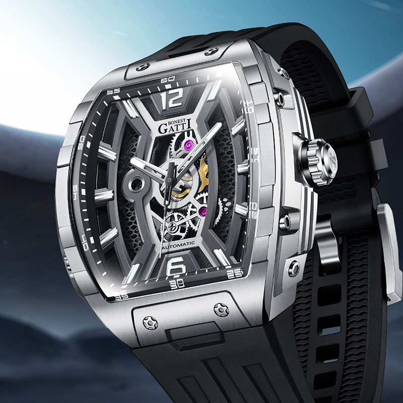 BONEST GATTI Germany Automatic - Rubber Strap Diver review and price