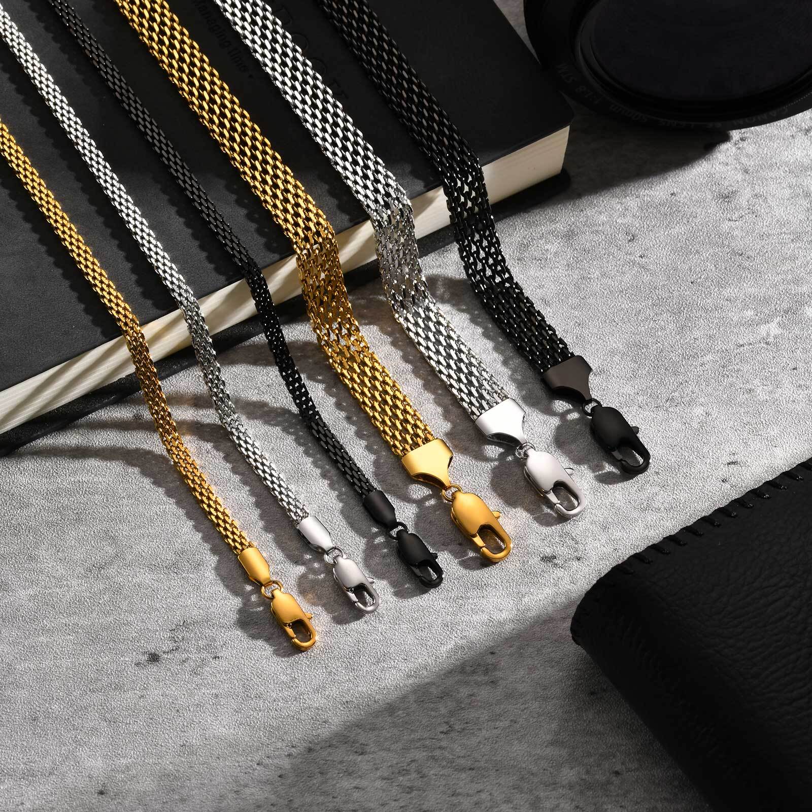 3/8mm Mesh Strap Chain Bracele - Mesh Strap Metal review and price