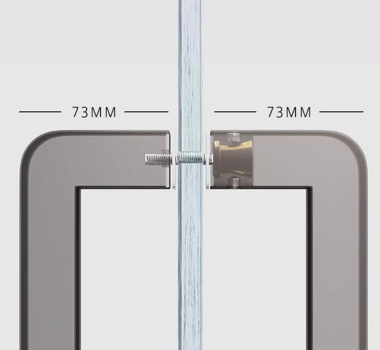 1Pc Stainless Steel Entry Glas - Curved Spring Bar review and price