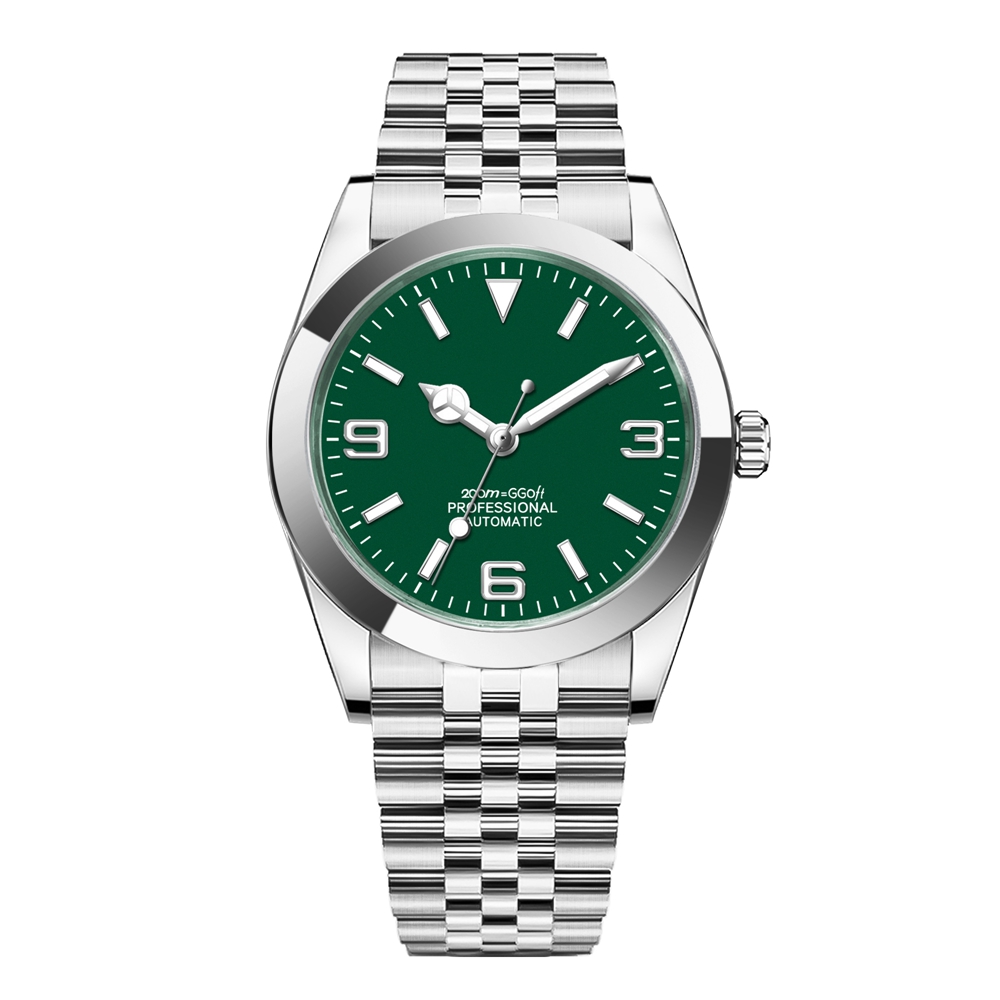 Custom Logo Luxury NH35 Watch  - Stainless Bracelet Diver review and price