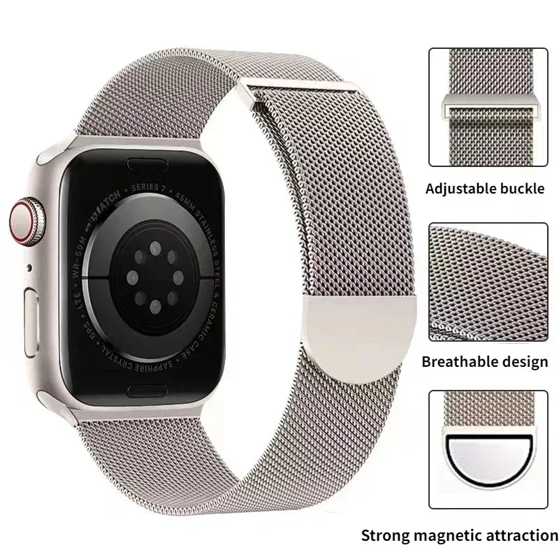 Magnetic Loop Strap For Apple  - Milanese Loop Magnetic review and price