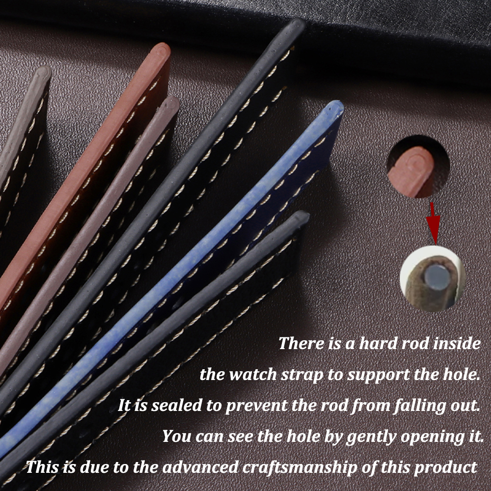 18mm 20mm 22mm 24mm Genuine Le - Suede Strap Watch review and price
