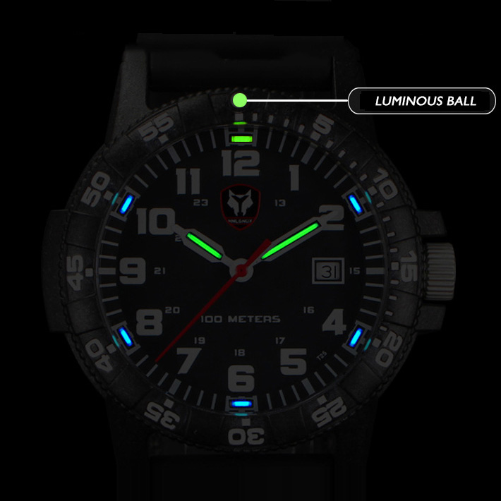 Hnlgnox Mens Pilot Watches Spo - Rubber Strap Diver review and price