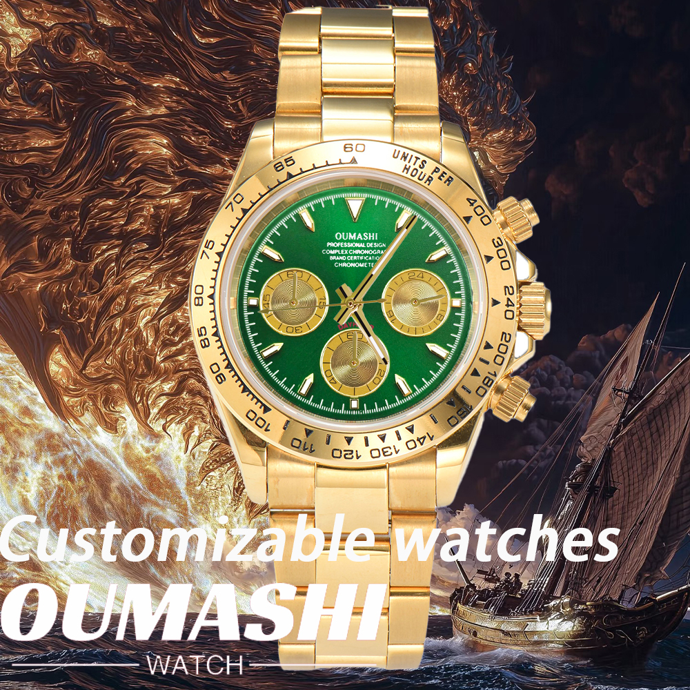 Customized 39mm VK63 Watch Men - Stainless Bracelet Diver review and price