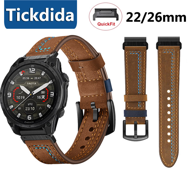 22mm 26mm Genuine Leather Stra - Leather Strap Quick Release review and price
