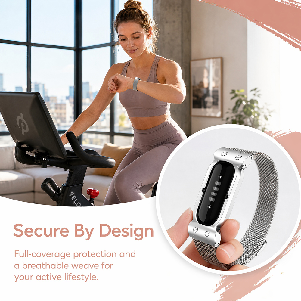 Milanese Watch Band For Fitbit - Mesh Strap Metal review and price