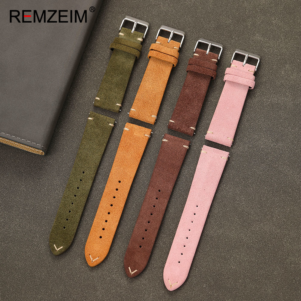 Unisex Suede Leather Watch Bel - Suede Strap Watch review and price