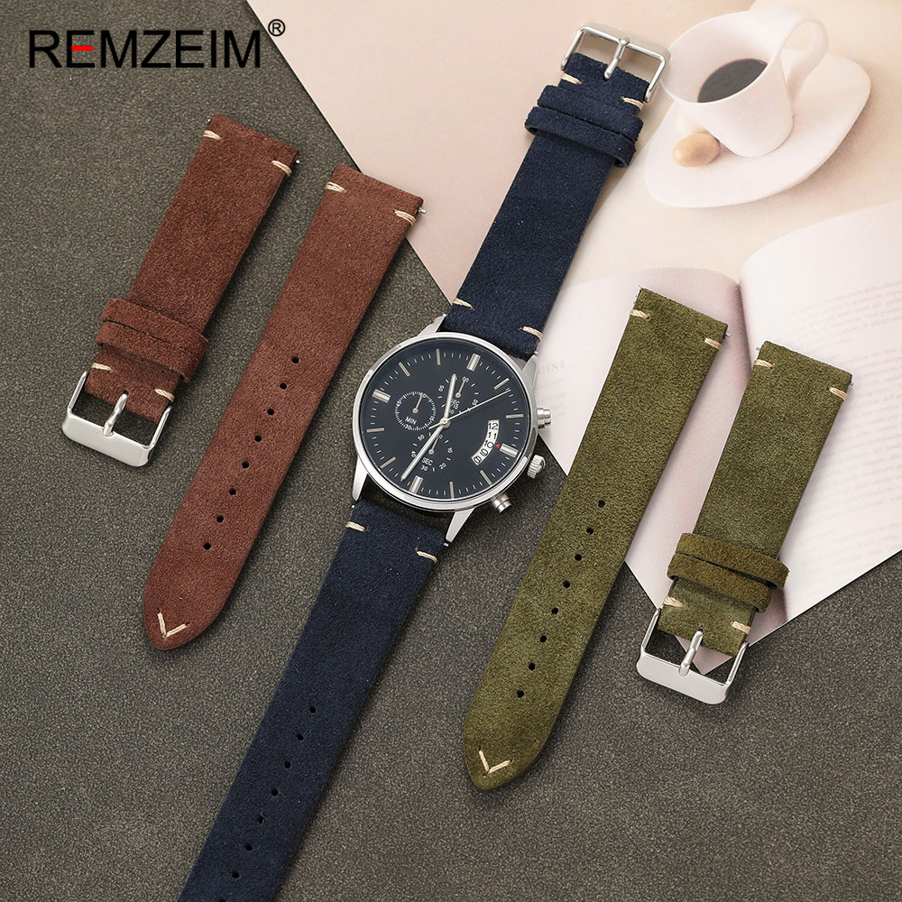 Unisex Suede Leather Watch Bel - Suede Strap Watch review and price