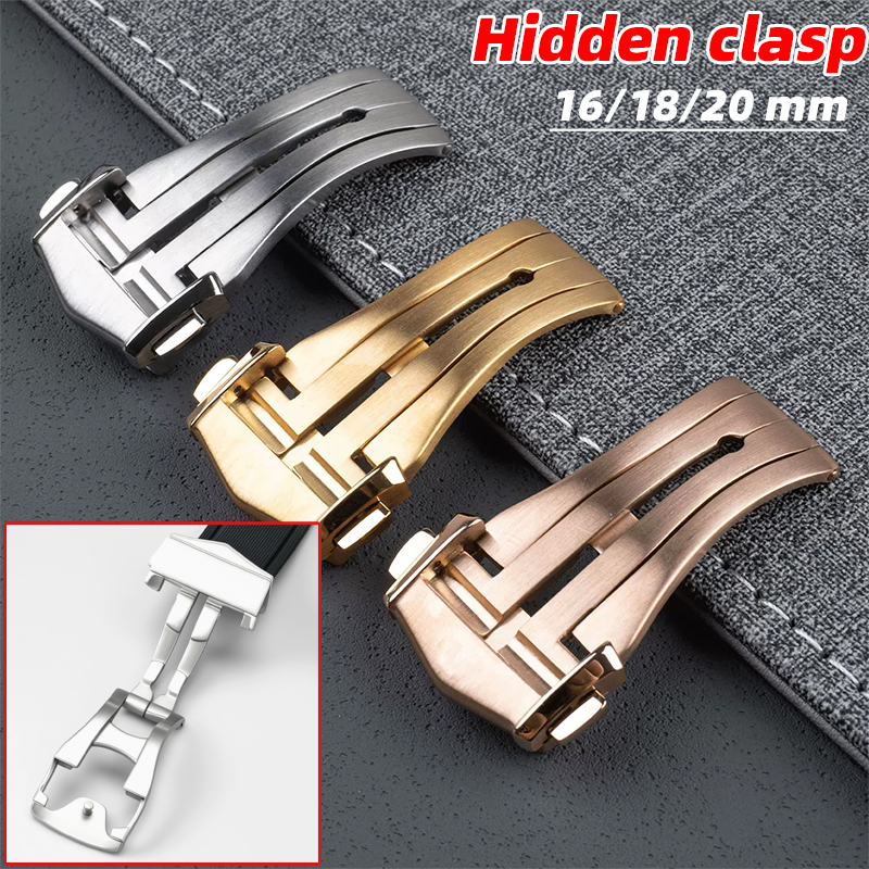 For Omega Deployment Clasp Lea - Butterfly Clasp Deployant review and price