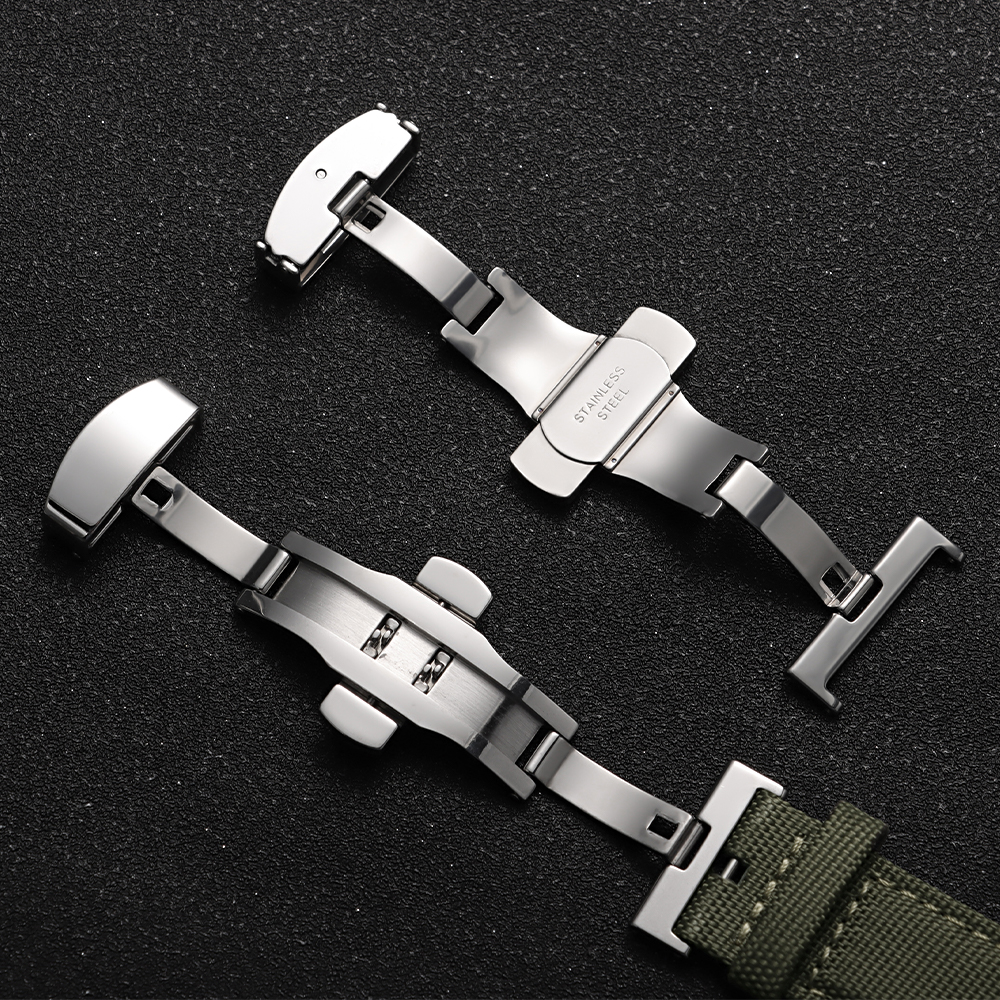 10/12/14/16/18/20/22mm Polishe - Butterfly Clasp Deployant review and price