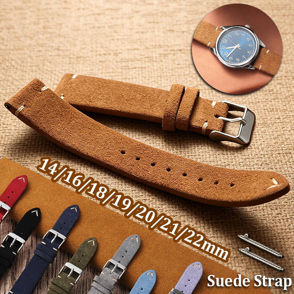 14 16 18 19 20 21 22mm Quick R - Suede Strap Watch review and price