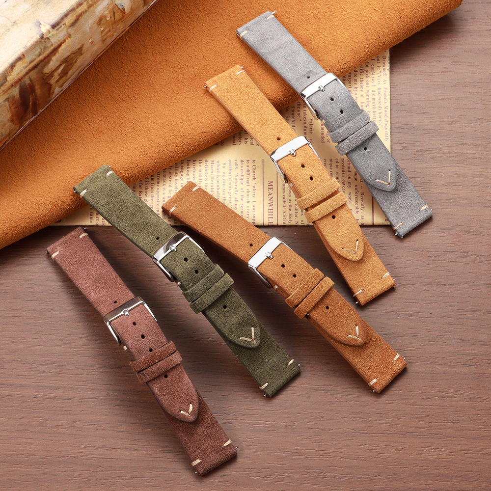14 16 18 19 20 21 22mm Quick R - Suede Strap Watch review and price