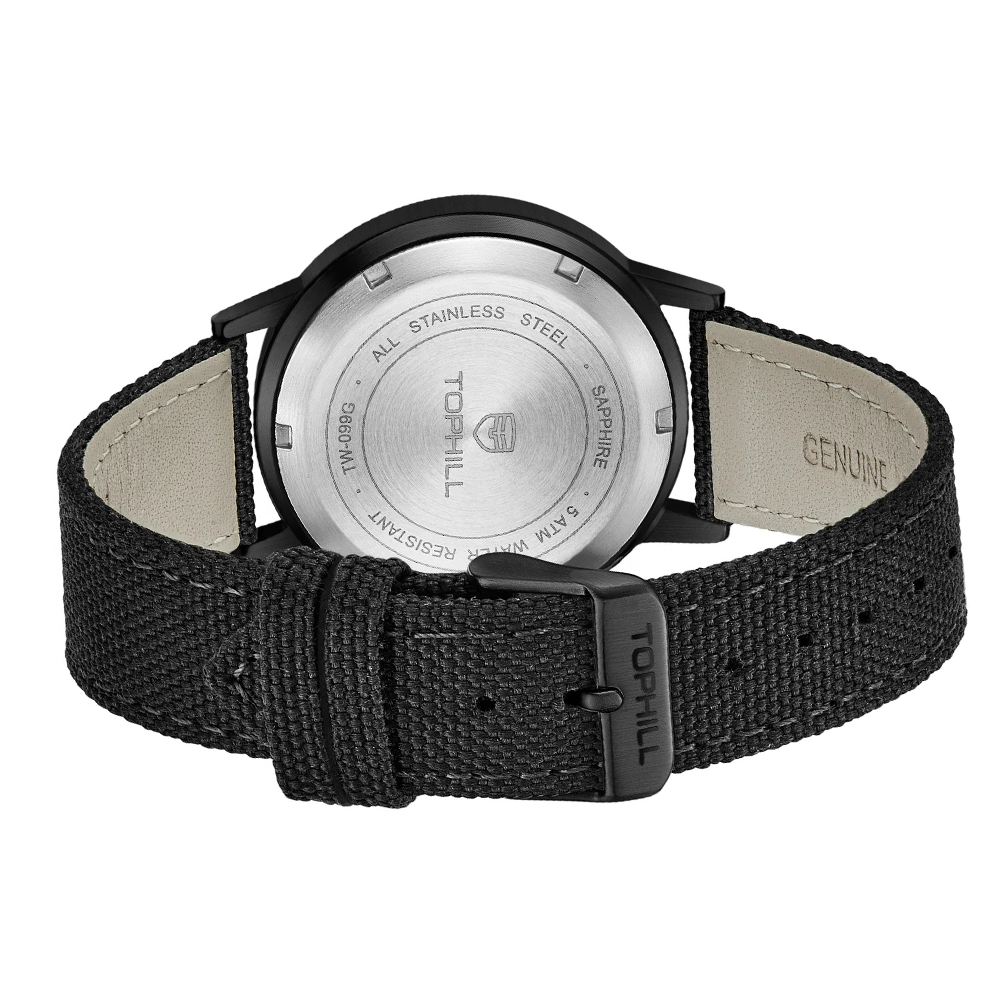 2025 New TOPHILL TW099G 40mm B - Canvas Strap Watch review and price