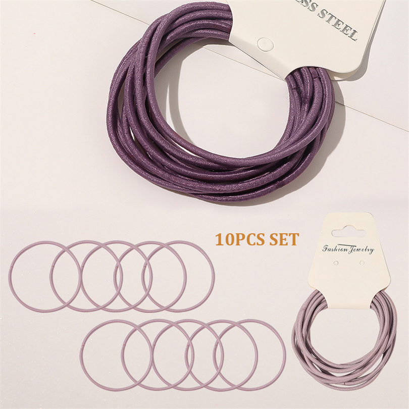 10PCS Women Girls Simple Basic - Silicone Band Women review and price