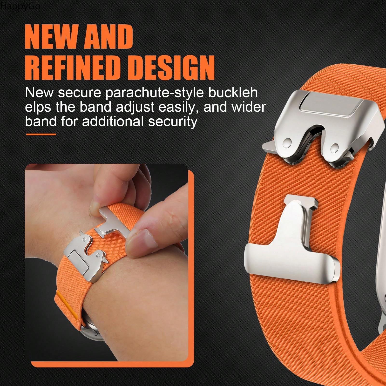 Wide Stretchy Nylon Wrist Stra - Parachute Strap Elastic review and price