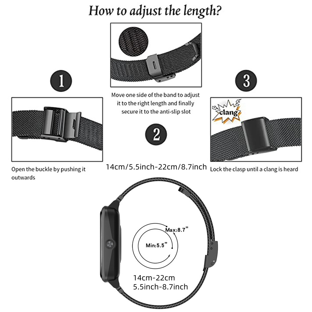 Metal Bands for CMF Watch Pro  - Mesh Strap Metal review and price