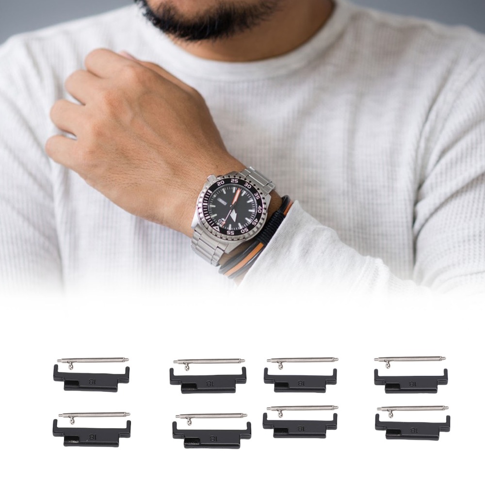 4 Pairs Metal Metal Watch Band - Strap Change Adapter review and price