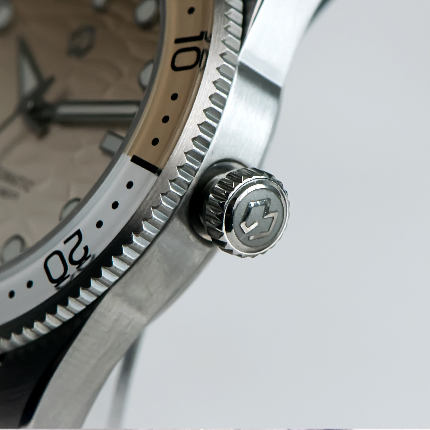 40mm Diver Watch Texture Men's - Rubber Strap Diver review and price