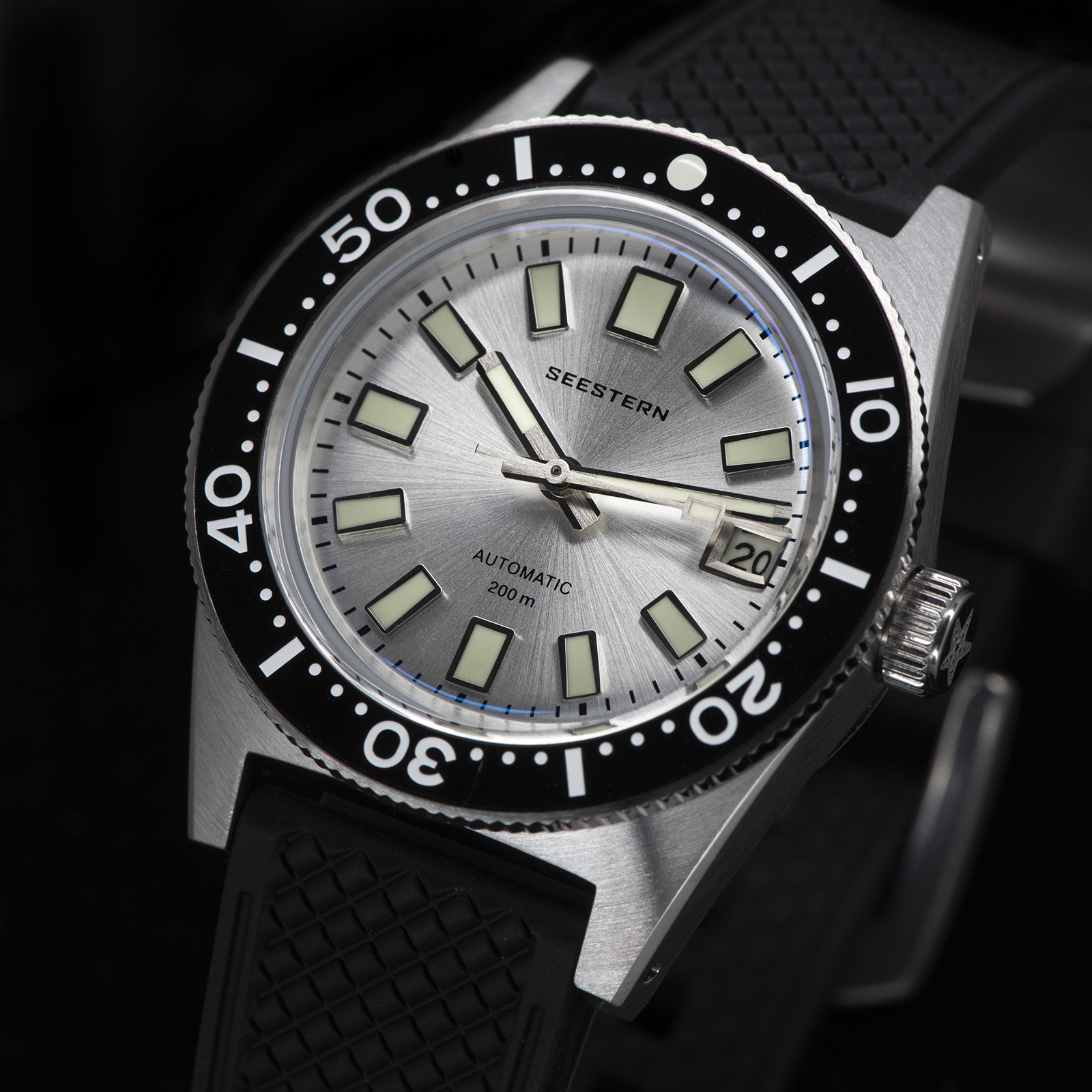 SEESTERN Diving Watch 62MAS Au - Rubber Strap Diver review and price