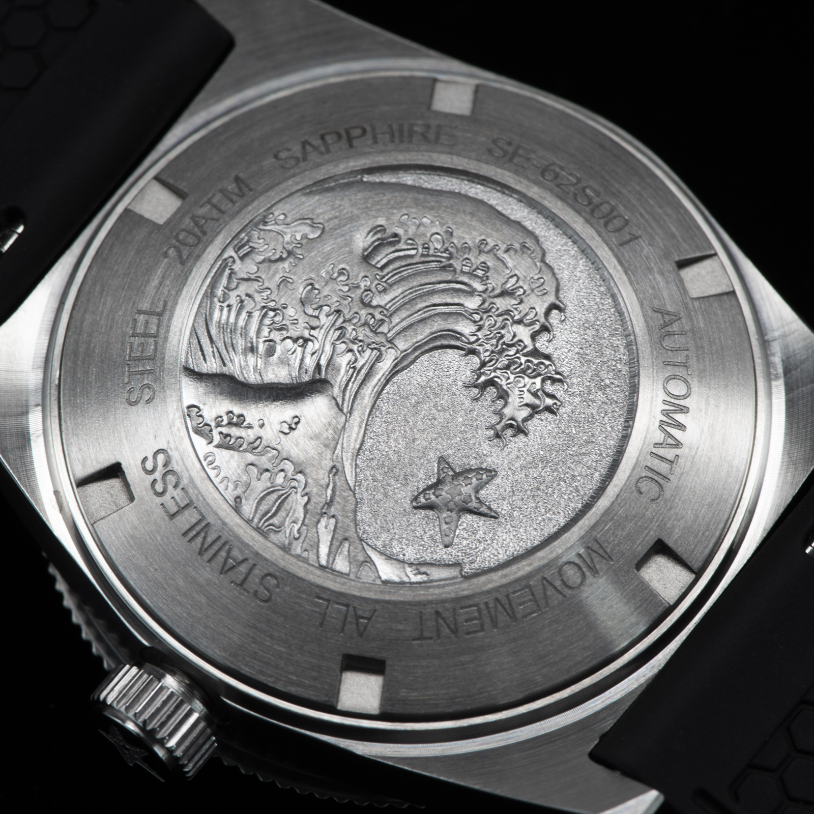 SEESTERN Diving Watch 62MAS Au - Rubber Strap Diver review and price