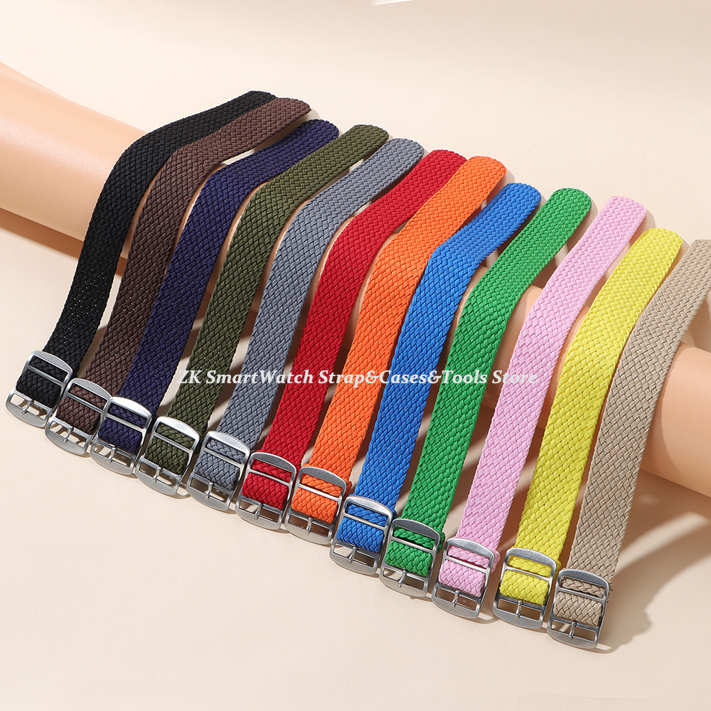 14mm 16mm 18mm 20mm 22mm Perlo - Perlon Strap Woven review and price