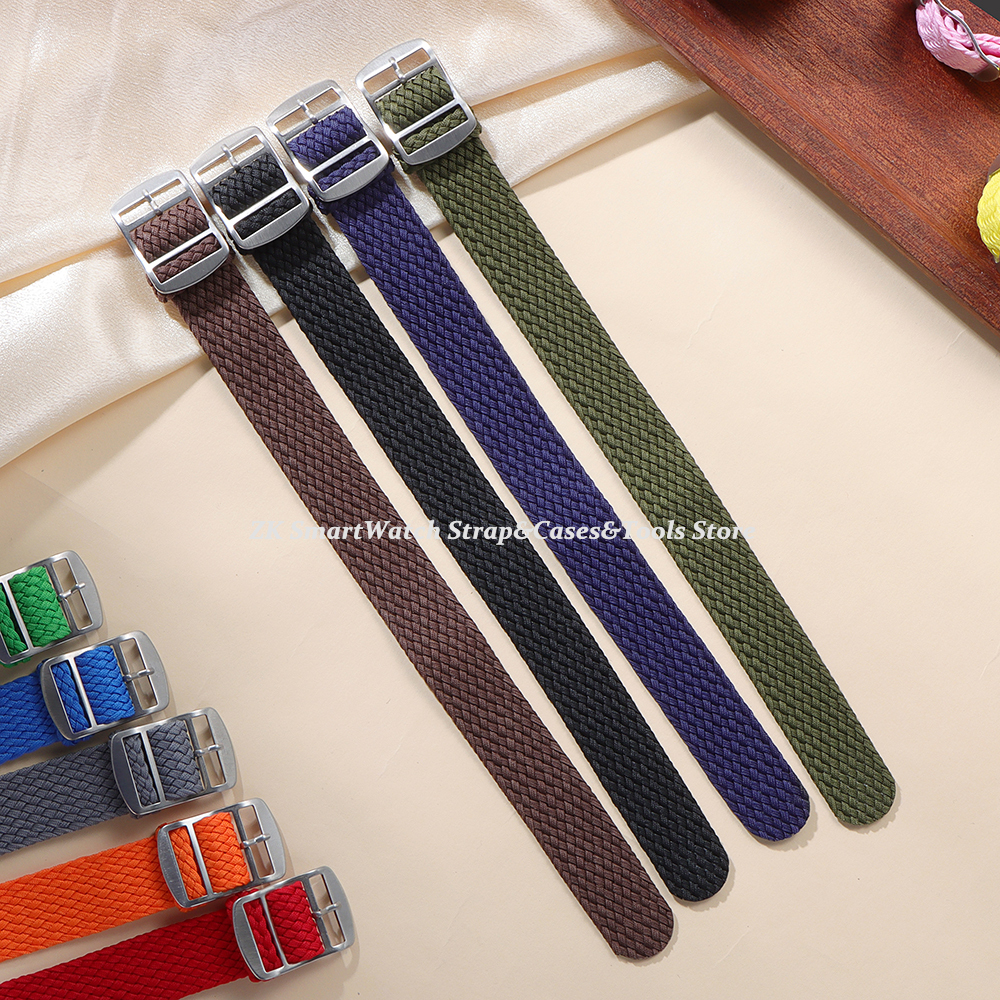 14mm 16mm 18mm 20mm 22mm Perlo - Perlon Strap Woven review and price