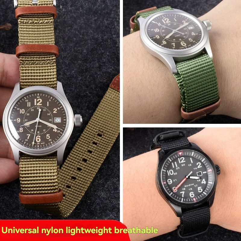 NATO vintage nylon parquet lea - Tropic Strap Vintage review and price