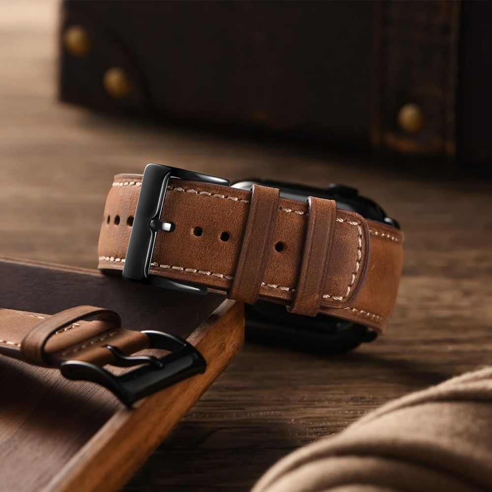 Top Grain Leather Band Compati - Leather Watch Band Men review and price
