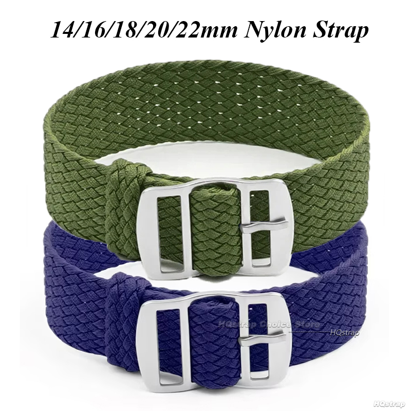 16mm 18mm 20mm 22mm Strap for  - Perlon Strap Woven review and price