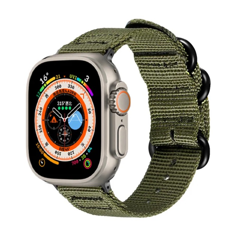 Nylon Canvas Strap For Apple W - Canvas Strap Watch review and price