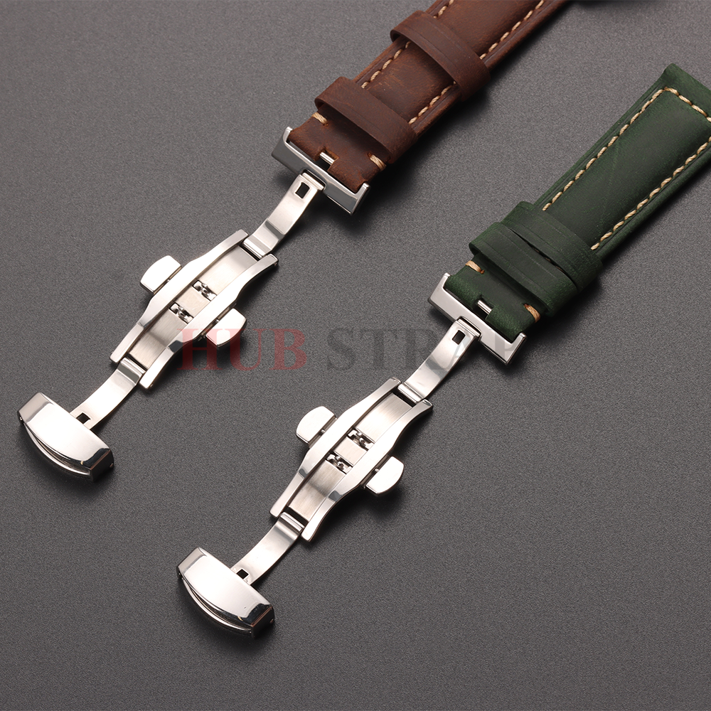 20mm 22mm 24mm 26mm Genuine Ca - Suede Strap Watch review and price