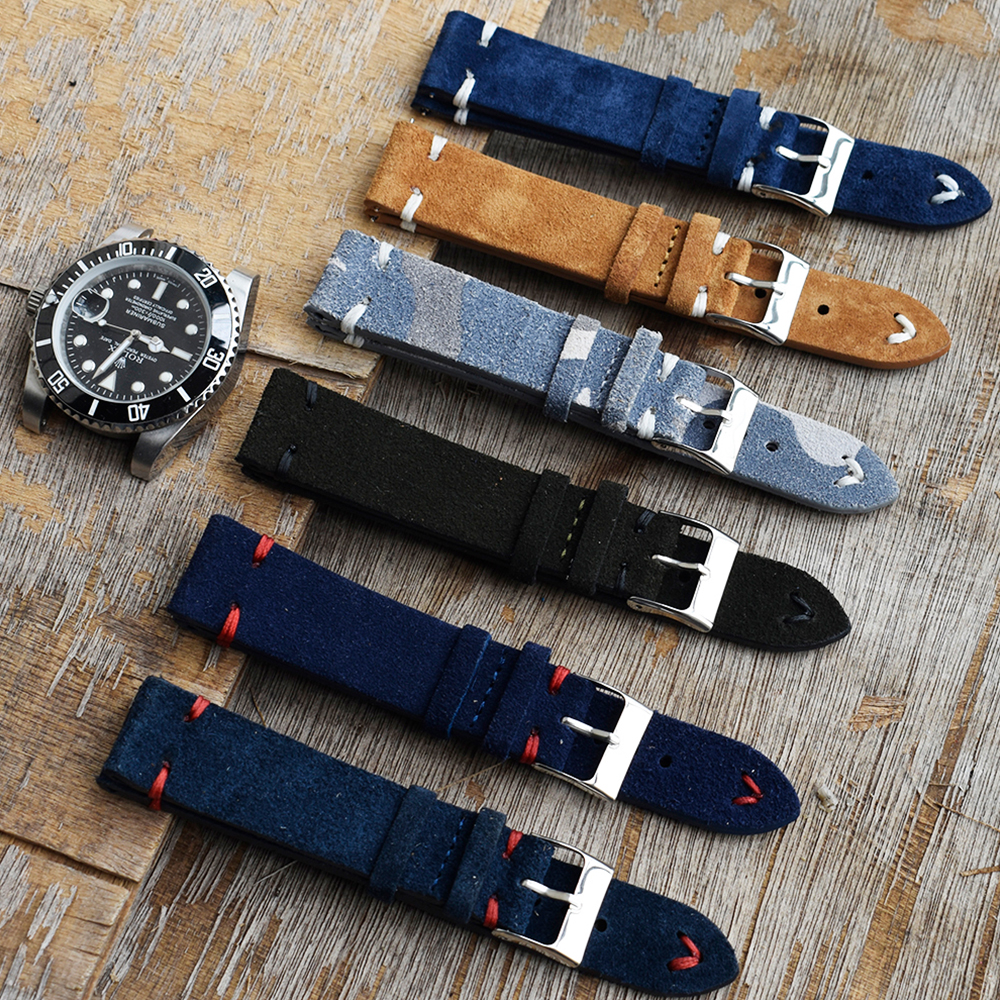 High Quality Vintage Suede Lea - Suede Strap Watch review and price