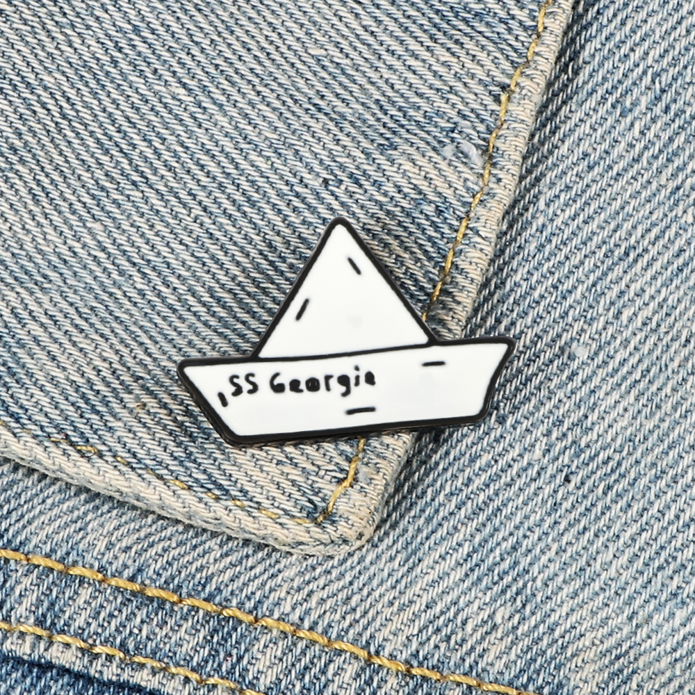 Paper Boat Enamel Pin SS Georg - Buckle Pin Ss review and price
