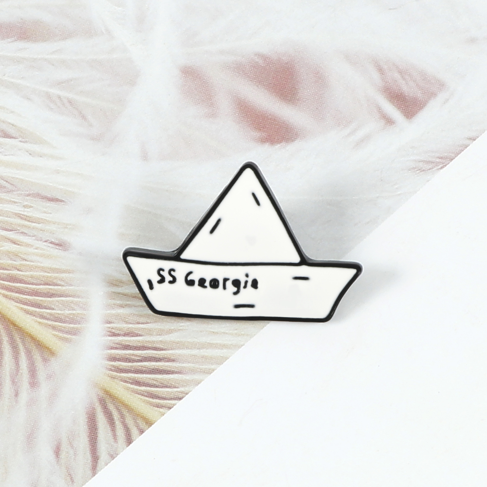 Paper Boat Enamel Pin SS Georg - Buckle Pin Ss review and price