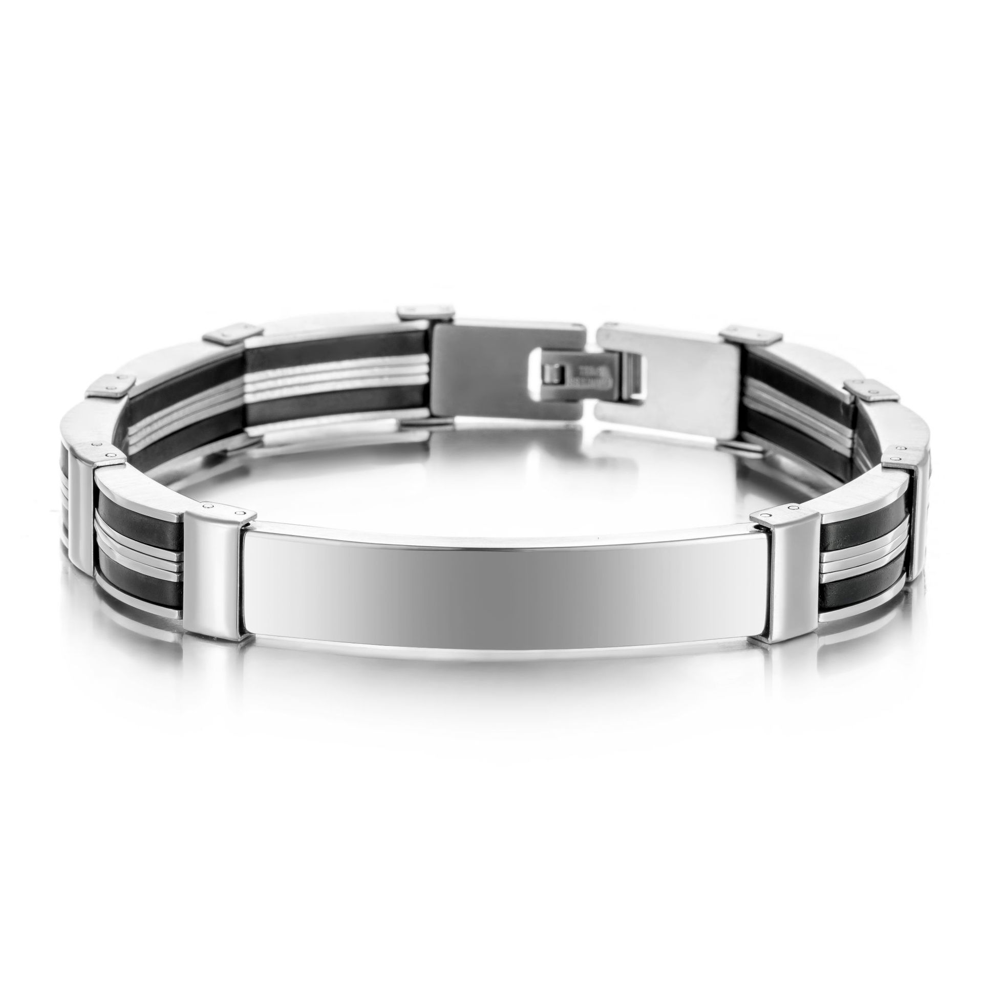 Punk Custom TEXT Name Men Stai - Silicone Band Women review and price