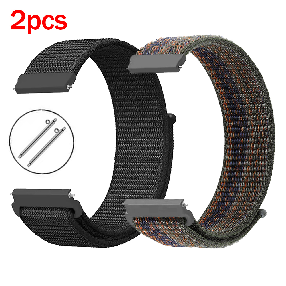 2Pcs 22mm Nylon Sport Strap Fo - Sport Loop Velcro review and price