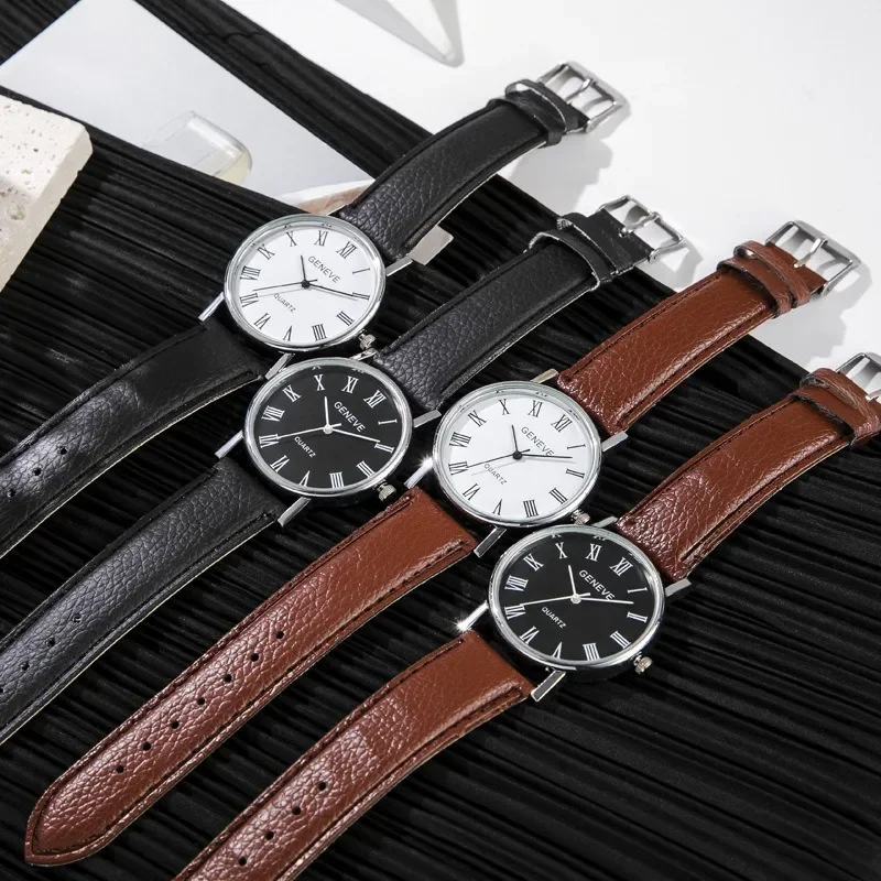 Famous Brand Men Quartz Watch  - Leather Watch Band Men review and price