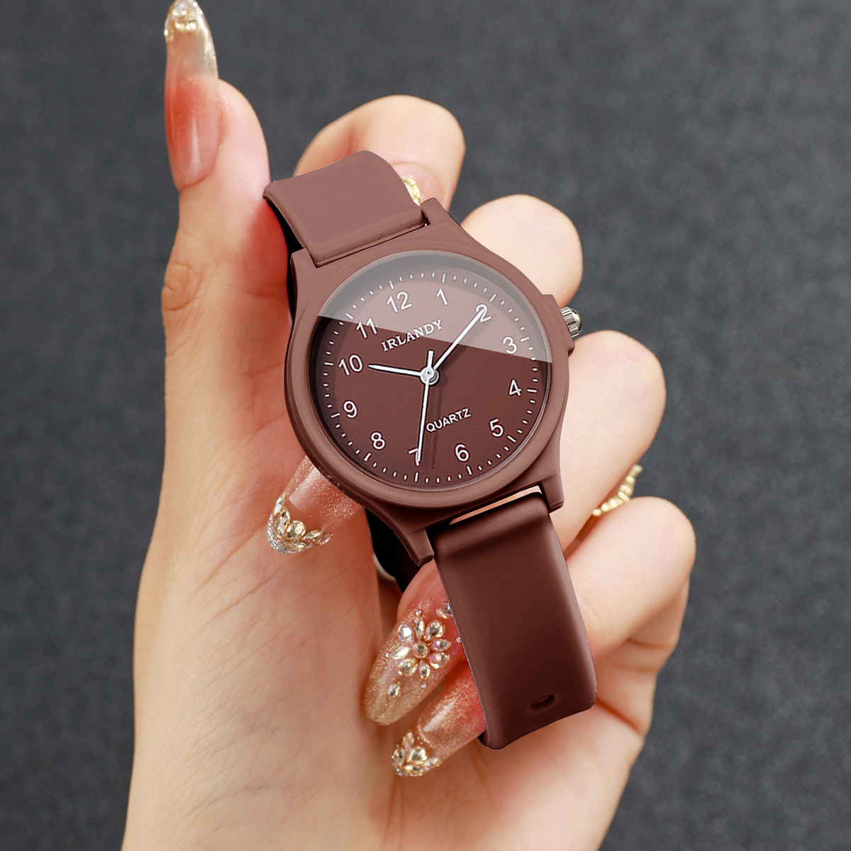 2PCS Fashion Arabic Dial Women - Silicone Band Women review and price