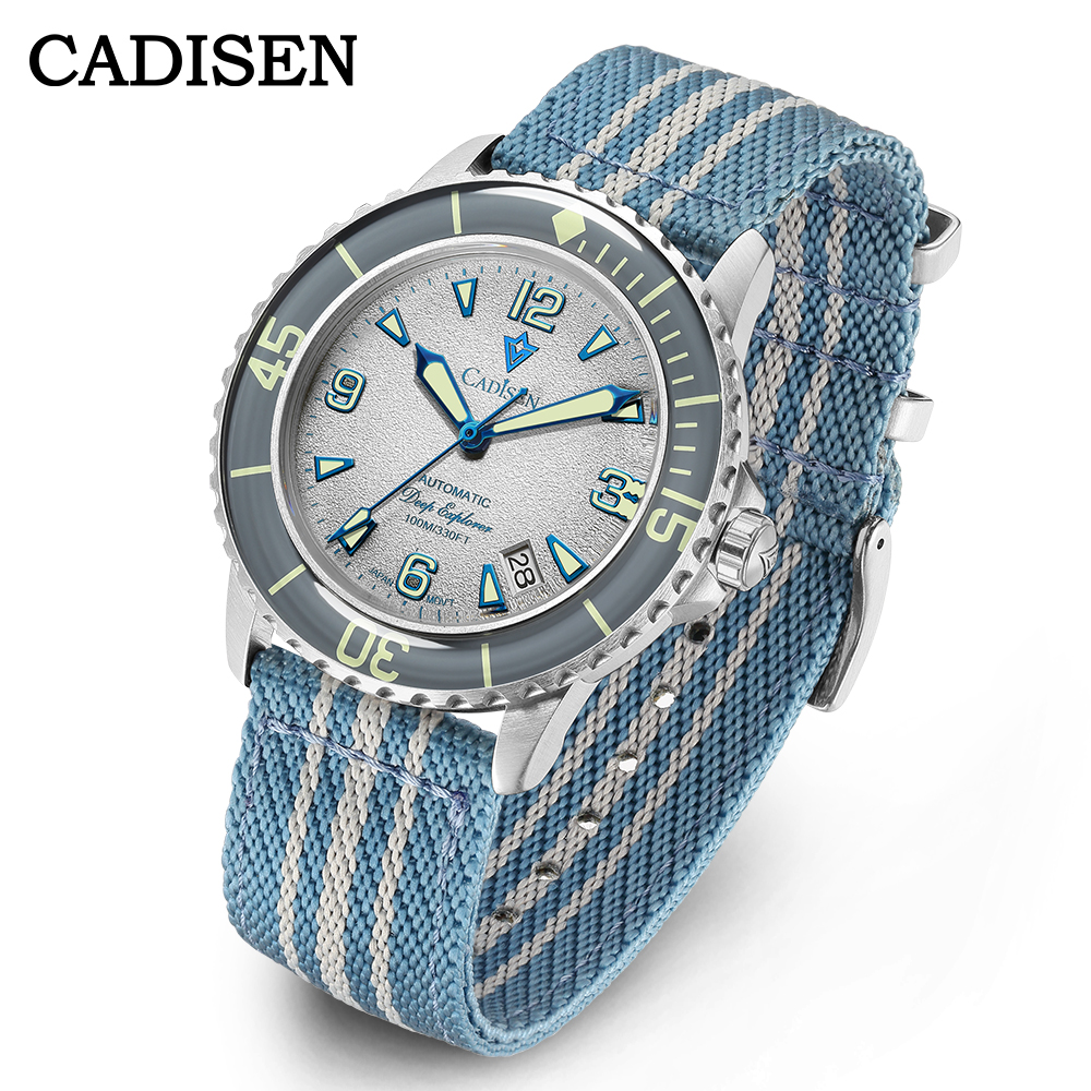 CADISEN Deep Explorer MIYOTA 8 - Canvas Strap Watch review and price