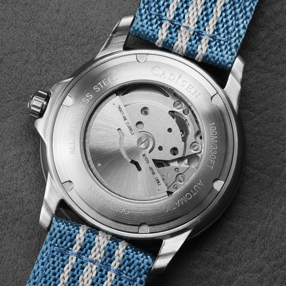 CADISEN Deep Explorer MIYOTA 8 - Canvas Strap Watch review and price