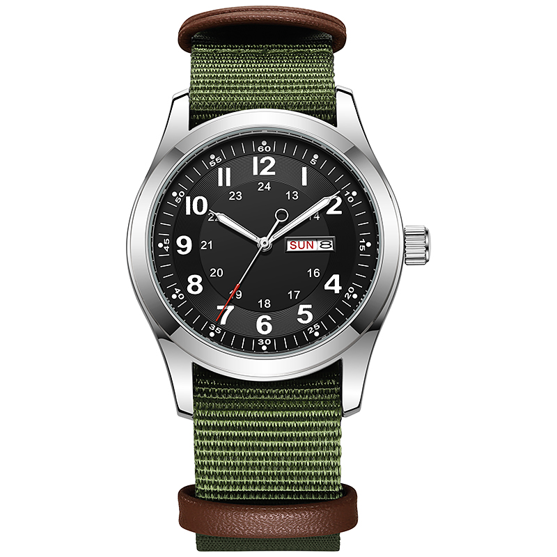 2026 Men's 42mm Watch Glow in  - Canvas Strap Watch review and price