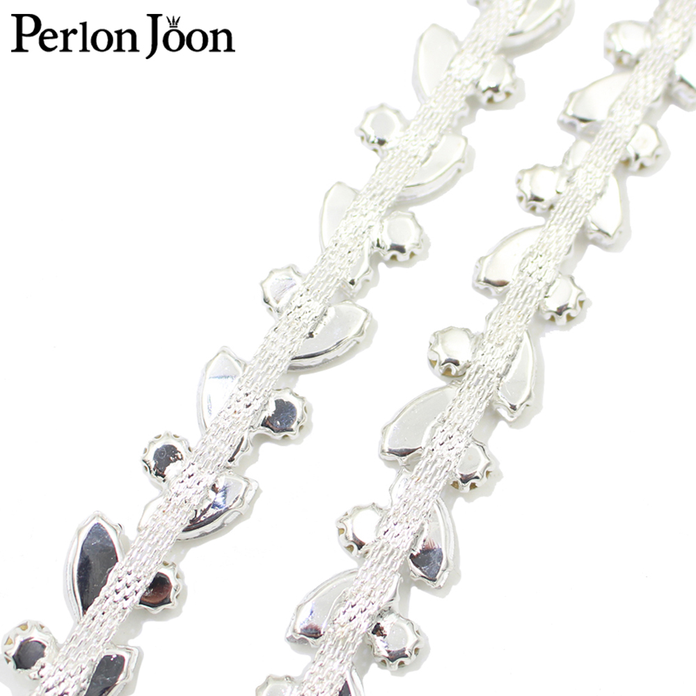 Leaf Round Crystal Rhinestone  - Perlon Strap Woven review and price