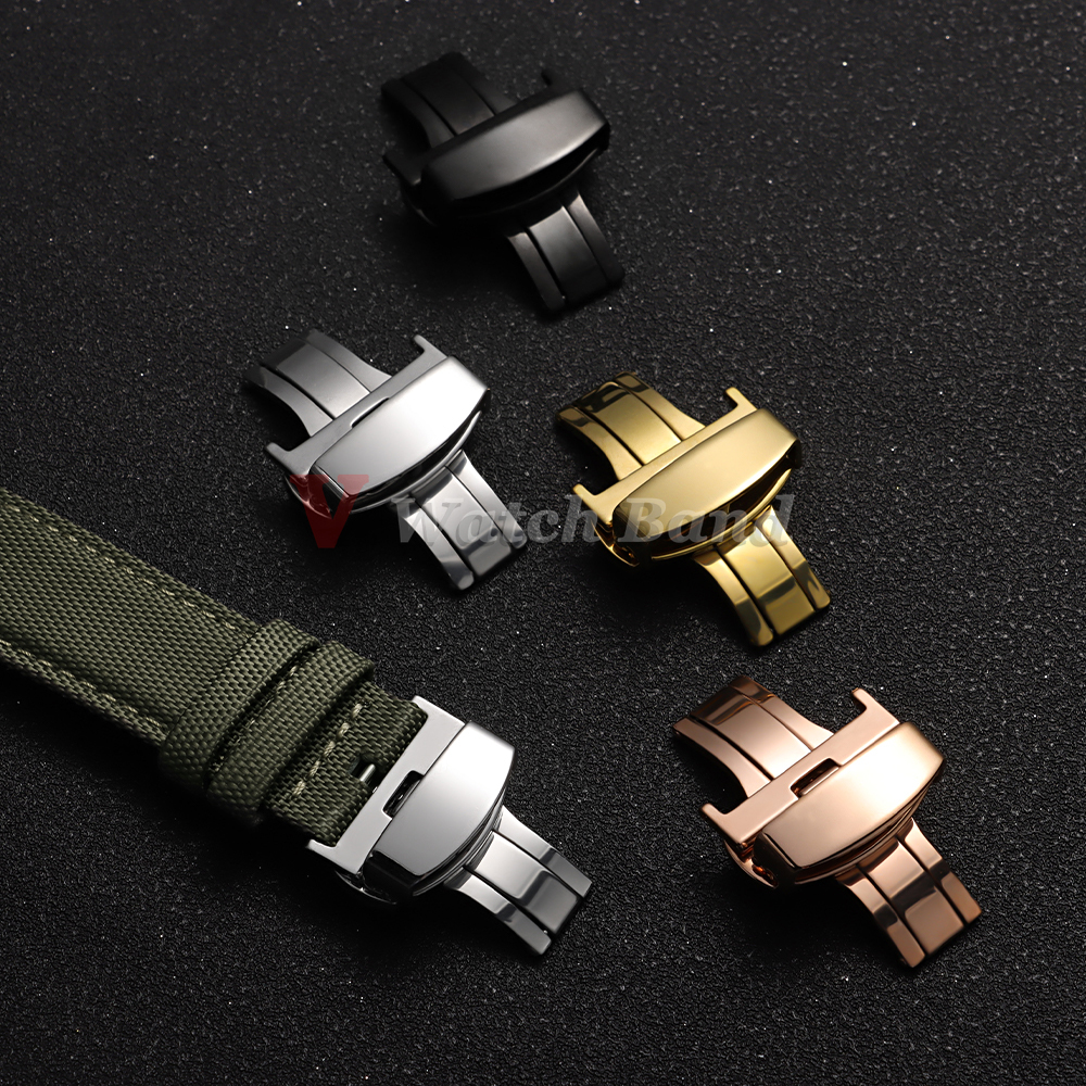 Stainless Steel Clasp Strap fo - Butterfly Clasp Deployant review and price